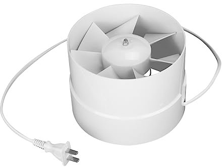 DOITOOL fans for home table fan ceiling fan with remote ceiling fan with lights solar fan ceiling fan light covers battery operated fan clip on fan bathroom fan household exhaust fan white