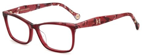 CAROLINA HERRERA Brille HER 0202/G Größe 56-15 mm Burgundy Rot Havana