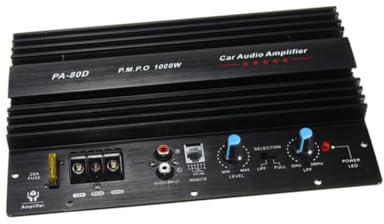 UPKOCH 12v Car Stereo Audio Amplifier Board Mono for Subwoofer Black for Vehicle and Bass Enhancement