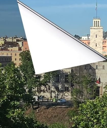 Película para ventanas de espejo, TAMBIÉN EN TAMAÑOS GRANDES (120 x 200 cm), Unidireccional, Reflectante, Privacidad, Blackout, UV 99%, Regulación de Calor, Vidrio (Plata - CON ADHESIVO)