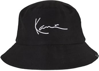 Karl Kani Unisex Signature Essential Bucket Hat Black, one Size