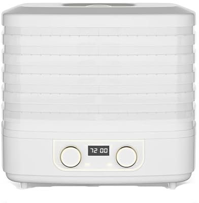 Dehydrator Machine with 5 Trays Digital Timer and Temperature Control - Fruit Dryer, 160W Food Dehydrator for - Kitchen Appliance