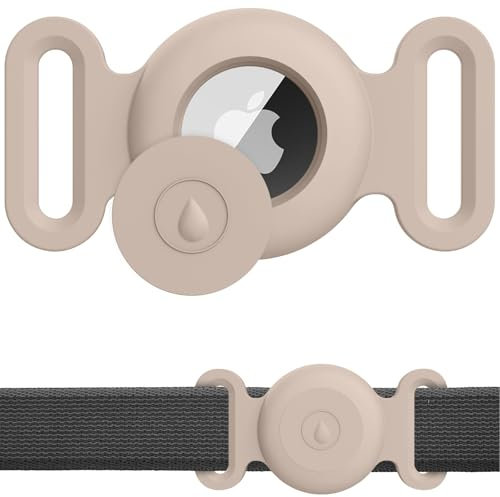 Oumida AirTag Hülle: Wasserdichte Silikon Schutzhülle für Hunde- und Katzenhalsbänder, Kompatibel Mit Apple GPS Finder