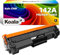Koala 142A 142X Tonerkartusche, Schwarz, kompatibel mit Laserjet, Ersatz für HP 142A W1420A für HP Laserjet M110w M110we MFP M140w M140we M139we Toner (ohne Chip, 1 Pack)