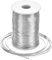 Rebower Nylon Satin Cord 2.5mm, 100m Nylon String for Bracelet Braided Thread [for Jewelry Making Necklace Chinese Knot Craft] - Grey