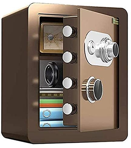 Home safes Feuerfester, wasserdichter Safe, Tresore und Spardose, Sicherheitsboxen für Zuhause, Schranktresore, Heimtresore, feuerfest, wasserdicht, mit mechanischem Zahlenschloss, Kleiner