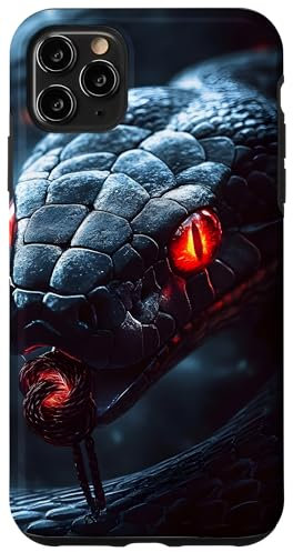 Jahr der Schlange Black Snake Hülle für iPhone 11 Pro Max
