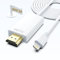 Quanlex HDMI Cable for iPhone, Lighting to TV Adapter for iPhone/i-Pad/i-Pod, HDMI to iPad Cable Compatible with iOS 18/17/16/15/14, Plug and Play, High Definition HD1080P