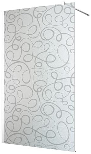 Stickers paroi de douche dépoli - Design - 50x100 cm