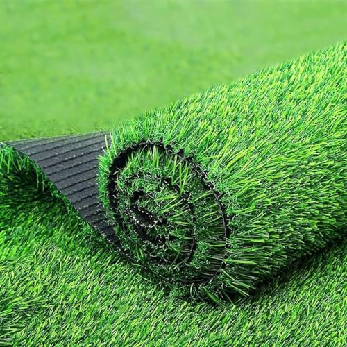 DUBTEDHOU Wirklich langlebiges künstliches Gras, Turf Realistic Fake Grass Mat for Outdoor Patio Balcony Garden Rug Natural and Realistic(2x4m)