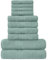 GC GAVENO CAVAILIA Familien-Bale-Set, 10-teilig, 100% ägyptische Baumwolle, 4 x Gesicht, 4 x Hand, 2 x Badetuch, Premium-Qualität, sehr wasserabsorbierend, Badezimmerzubehör, maschinenwaschbar