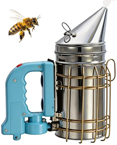 Edelstahl Bee Hive Smoker,Imker Smoker,Smokers Aaus Edelstahls Für Bienen,Bienenstock Smokers Edelstahl Für Anfänger,Bienen,Imkereibedarf,Powerbank Oder Batterie