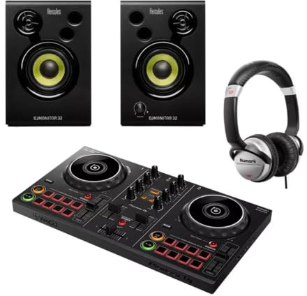 Small DJ Starter Pack Speakers Headset