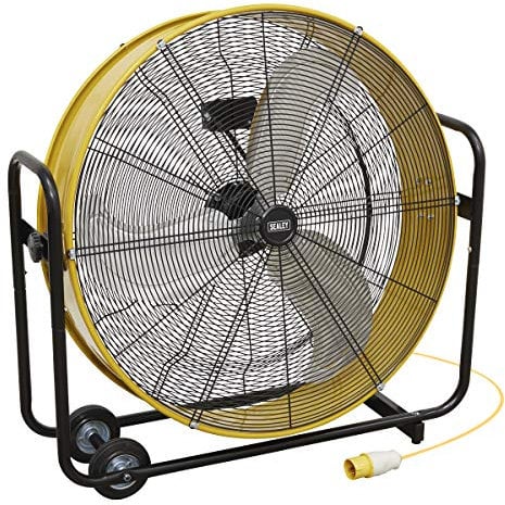 Sealey Hvd30110V Industrial High Velocity Drum Fan 30In 110V