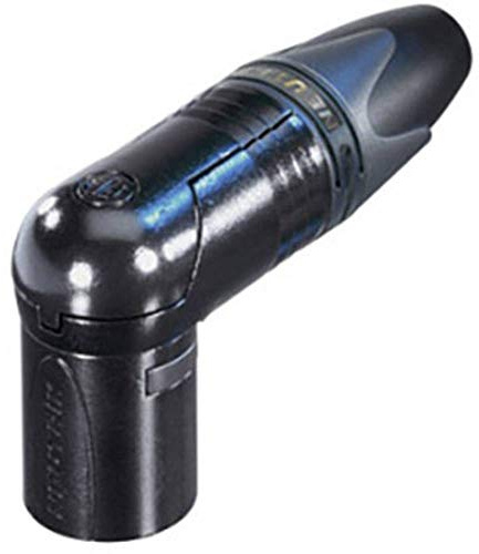 Neutrik NC10MRX-14-B XLR-Steckverbinder Stecker, gewinkelt Polzahl: 10 Schwarz 1 St.