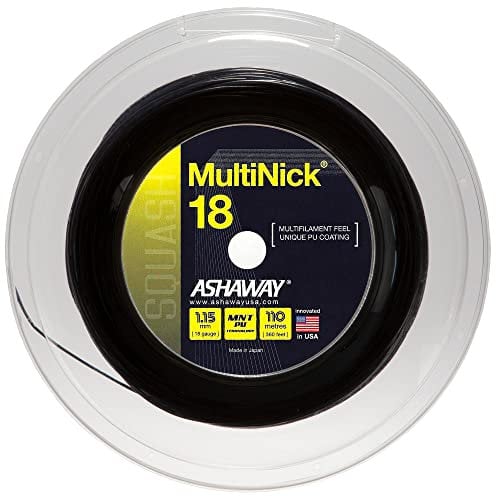 ASHAWAY MultiNick 18 Corde à Squash Bobine de 110 m