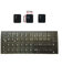 DEUTSCHE Tastaturaufkleber- schwarz MATT 48 Tasten 1,1 cm x 1,3 cm Tastatur Aufkleber Selbstkleben kompatibel für IBM Lenovo G560