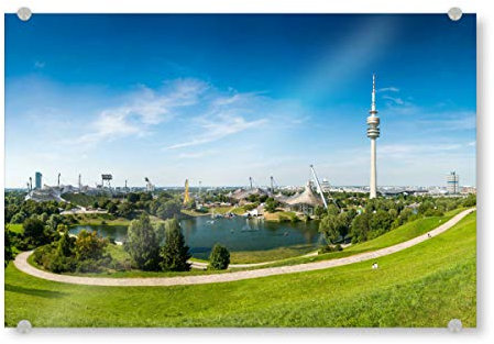 artboxONE Acrylglasbild 30x20 cm Städte/München Fernsehturm München - Bild münchen Bayern fernsehturm