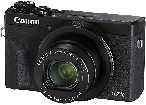 OLKIEQZ Câmera compacta avançada Canon Powershot G7X Mark III