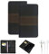 K-S-Trade Custodia Cellulare + Auricolari Compatibile con Huawei P40 Lite 5G Cassa del Telefono Tasca Sacchetto Protettiva Copertura Borsa Copertina in Pelle Sintetica Marrone Scuro, 1x