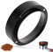 53mm Espresso Dosing Funnel Coffee Dosing Ring with Magnetic Replacement Funnels Accessories Compatible with 53mm Breville Portafilter for Home/Cafe