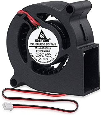 GDSTIME 12V 50mm x 20mm 5020 Centrifugal Fan Turbo Fan DC Blower Cooling Fan for ventilation exhaust