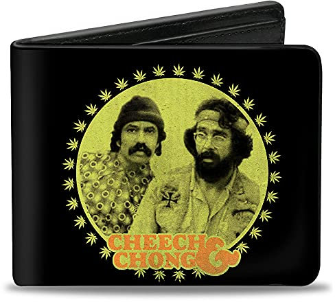 Buckle-Down Herren Bifold Wallet Cheech & Chong, 10,2 x 8,9 cm, Cheech & Chong, 4.0 x 3.5, Buckle-down Bifold Wallet Cheech & Chong