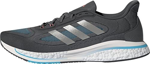 Adidas Herren Supernova + Sneaker, Carbon/Silvmt/Turbo, 46 EU