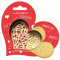 ScrapCooking - Kit Découpoir + Embosseur Bois Cœur - Emporte-Pièce en Inox pour Biscuits en Relief - Moule Accessoires Pâtisseries Sablés - Amour Saint Valentin - 2095