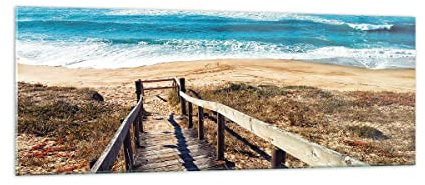 ARTTOR Glasbild 140x50cm Wandbild Glasdruck Landschaften Maritim - 4359