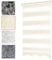 Bailena® Doppelrollo Klemmfix ohne Bohren - 4in1 Duo Rollo mit Muster Weiß Gold Glitzernd 200x200cm - Ranken & Blumen Motiv Doppelrollo mit Perlen - Gardinen Rollos für Fenster & Tür