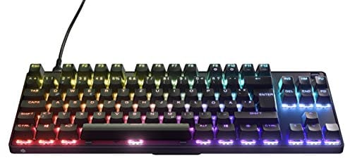SteelSeries Apex 9 TKL - Mechanical Gaming Keyboard – Optical Switches – 2-Point Actuation – Compact Esports Tenkeyless Form Factor – Hotswappable Switches - German QWERTZ Layout