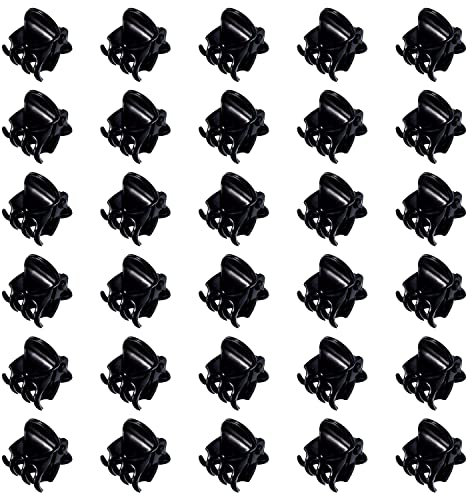 30pcs mini pinces à cheveux, pinces à cheveux en plastique petites pinces à cheveux pinces pinces à cheveux antidérapantes pinces accessoires pour cheveux pour filles et femmes (noir)…