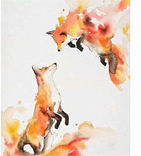 Amdieu Puzzles mit 2000 Teilen, transparenter bedruckbarer Boden für Erwachsene, Silberfuchs, lustige Puzzles für Erwachsene, jedes Teil ist einzigartig