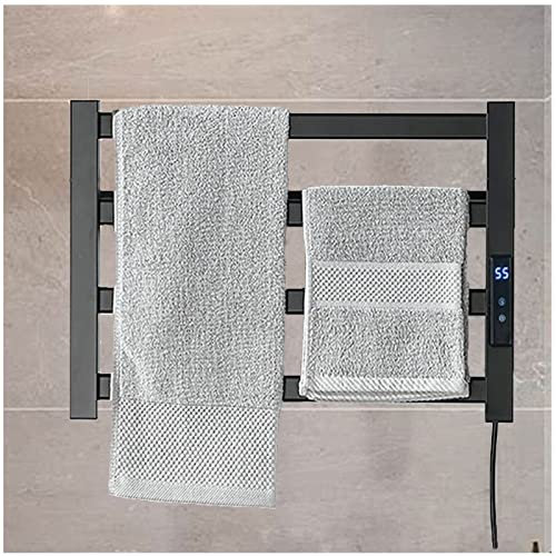 VVLXRIC Sechoir Chauffant Electrique, avec Minuterie éTanche à 360 DegréS Porte Serviette sur Pied Chauffant, Porte Serviettes Intelligent,470x300mm