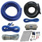 RonDexy Rock Direct True 4 Gauge Car Audio Cable Amp Wiring Kit 2 Channel CCA Power Cable Amplifier Install Wiring Kit