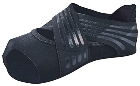 Laufschuhe für Damen, rutschfest, athletisch, Yoga, zehenlose Griffe, Tanzschuhe, elastische Riemen, Pilates, Ballettschuhe, Tanzfußwickel, Damen-Sneaker, bronze, 37.5 EU