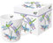 ppd Kaffeebecher Libellen mit Geschenkbox, Tasse Tiere Tier Falter Blumen Geschenkset, Dragonfly Fleurettes