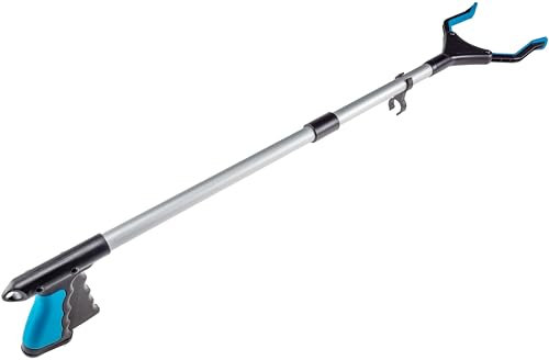 ChiliTec Greifer 81cm lang Greifzange Müllgreifer mit Magnet Faltbar - Greifarm Werkzeug für Senioren, Camping