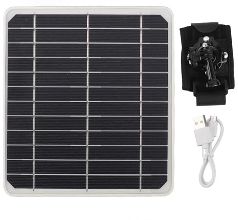 TARSHYRY Panneau Solaire 20 W, 5 V 2 A, Mini Panneau Solaire USB Type C, Port DC, Module Monocristallin étanche IP67, Kit de Panneau Solaire DIY pour Téléphone Intelligent