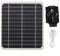 TARSHYRY Panneau Solaire 20 W, 5 V 2 A, Mini Panneau Solaire USB Type C, Port DC, Module Monocristallin étanche IP67, Kit de Panneau Solaire DIY pour Téléphone Intelligent