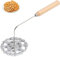 Glixoft Molde con De Madera, Molde para Hacer Galletas De Aluminio, Moldes De Hierro para Cocina, Herramientas para Hornear En Casa
