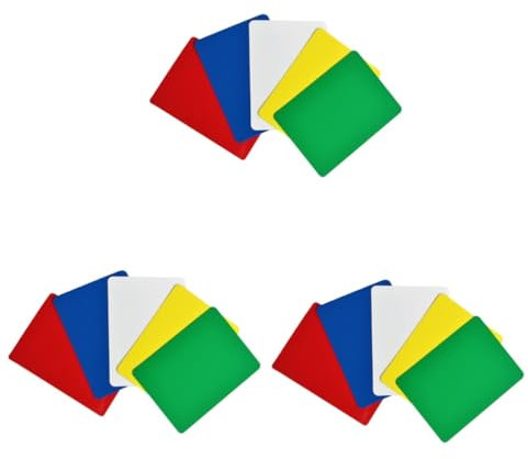 Alasum 15stücke Poker Cut Cards Professionelles Pokerzubehör Praktisches Spielkarten-presswerkzeug Für Familien Und Kartenspiele Farbenfrohes Farben