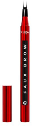 L’Oréal Paris Make-Up, Infaillible Faux Brow Augenbrauenstift, Für langanhaltend definierte Brauen, Soft Black, 12,4 g