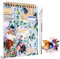 1000+ Stück/50 Blatt Scrapbooking Aufkleber Set - Scrapbooking Sticker & Zubehör für DIY Scrapbook & Fotoalbum (Blau)