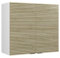 Vicco Hängeschrank Fame-Line, Glashängeschrank, Eiche Paneel, 80 cm