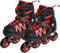 New Sports Inliner schwarz/rot ABEC 7, Größe 31-34