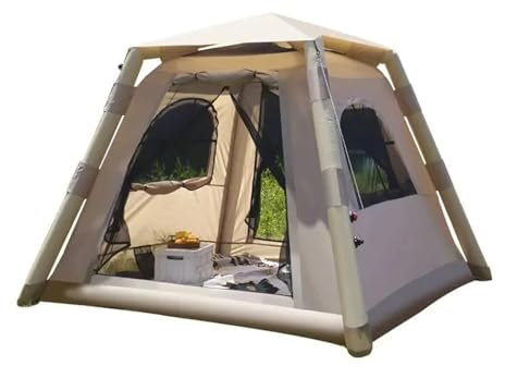 biwakzelt Aufblasbares Zelt im Freien, verdickt, regendicht, zusammenklappbar, schnell, automatische Öffnung, Campingzelt, Reisezubehör, Ausrüstung, Luftzelt Eisfischerzelt