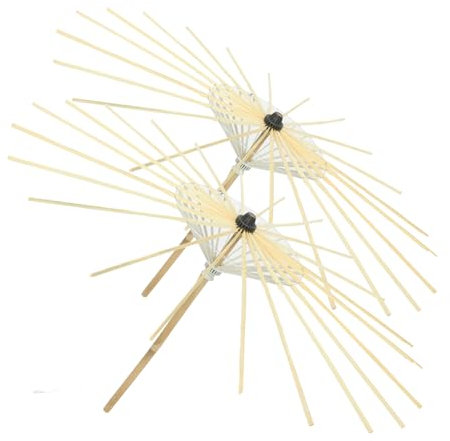 Luxshiny 2pezzi Portaombrelli Decorativi Bambù Supporto Per Ombrelli Carta Oleata Accessori Fotografia Per Matrimoni e Decorazioni Per Feste Stile Classico Di