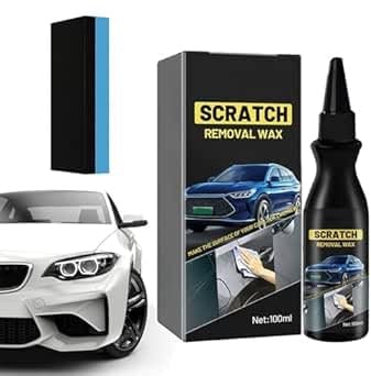 Quita arañazo coche Reparador Profundo 100ml, Removedor de Rayas, Pulimento para Coche